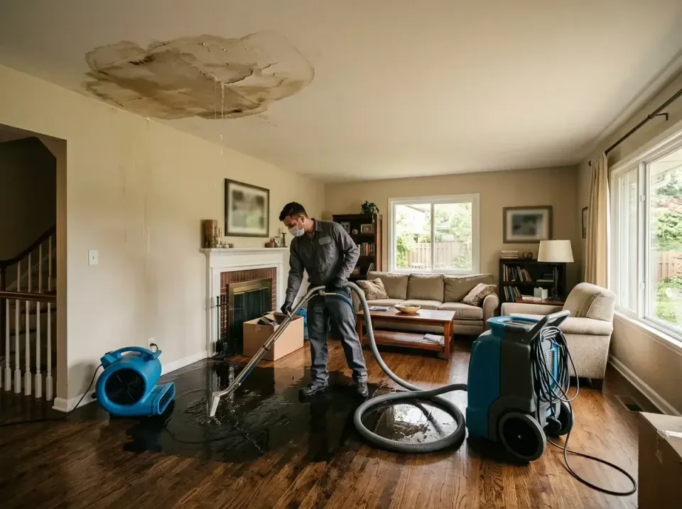 attic-pipe-burst-ceiling-drip-008 — frequently asked questions, Water Damage Restoration & Carpet Care in Minot AFB, ND